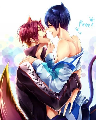 【free!/凛遥】♂young♂love♂←这种程度也算色气满满么!