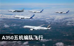 下载视频: 空客A350测试机队编队飞行精彩回顾