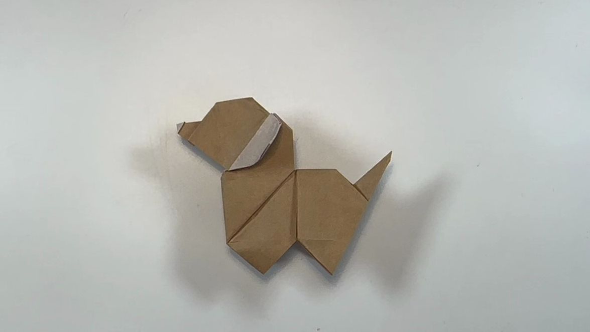 折纸简单小狗可爱puppy