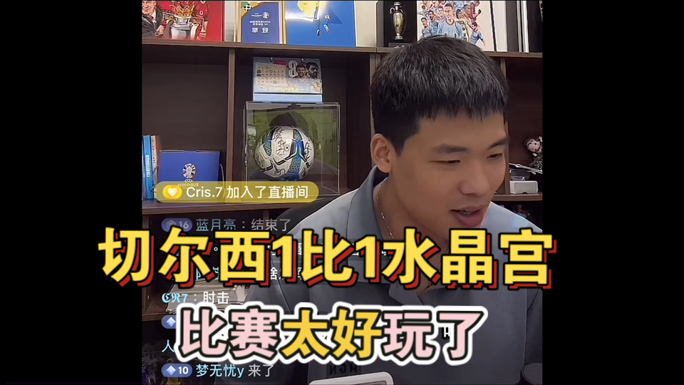 王楚琪:切尔西1比1战平水晶宫,帕尔默踢的一般,比赛太好玩了哔哩哔哩bilibili