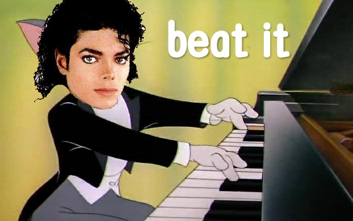 [图]【猫和老鼠】beat it/没有我汤姆不会弹的曲子！