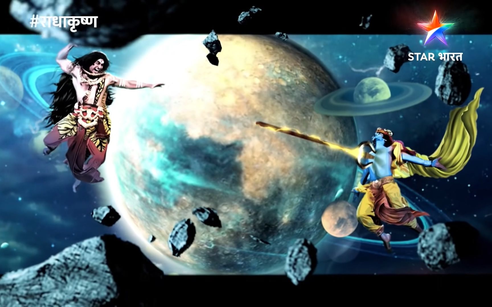 拉妲奎师那预告奎师那大战湿婆