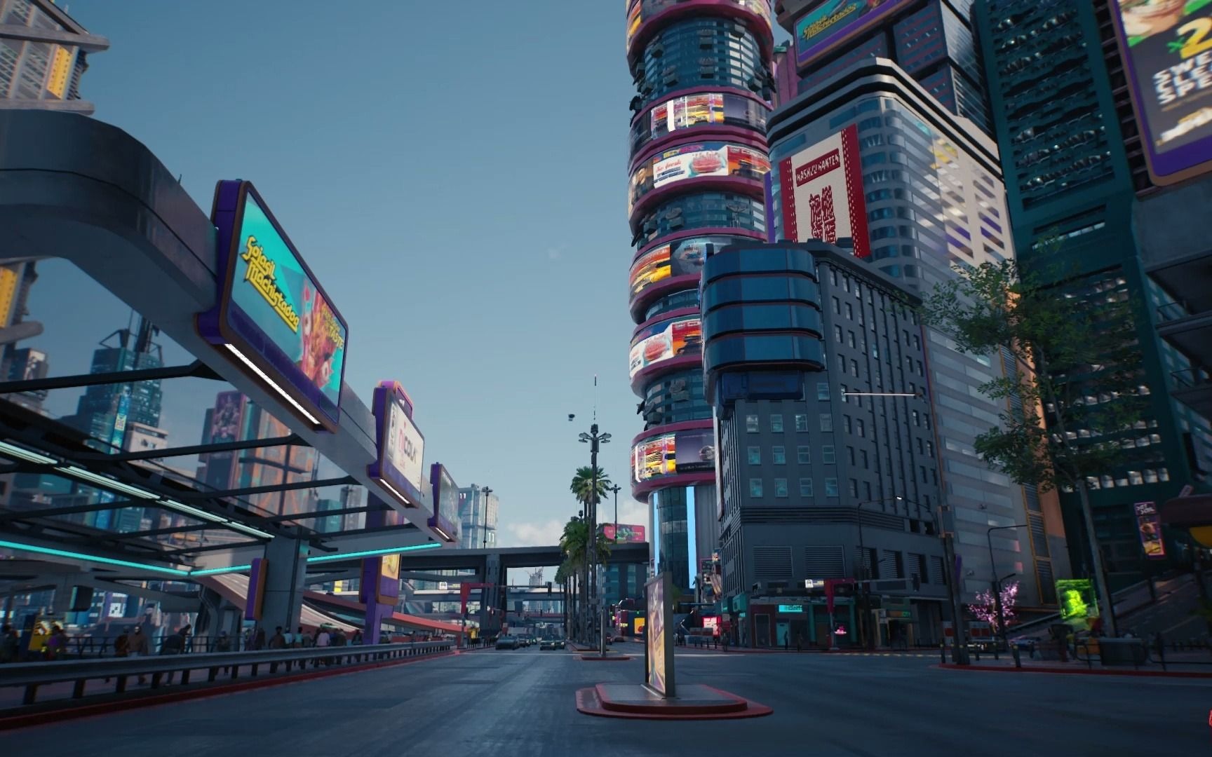 赛博朋克2077氛围-小唐人街附近