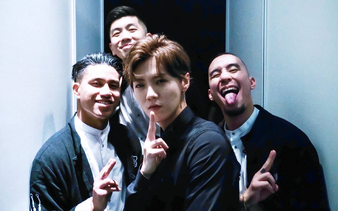 【鹿晗】【kinjaz】 合作舞台合集 |《coming in hot》| 爱彼周年派对