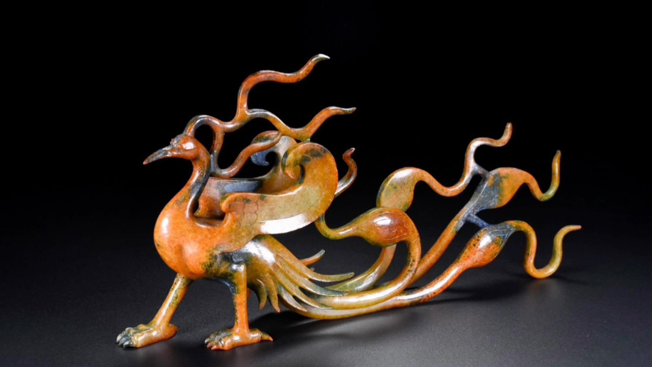 古玉老玉和田玉 朱雀