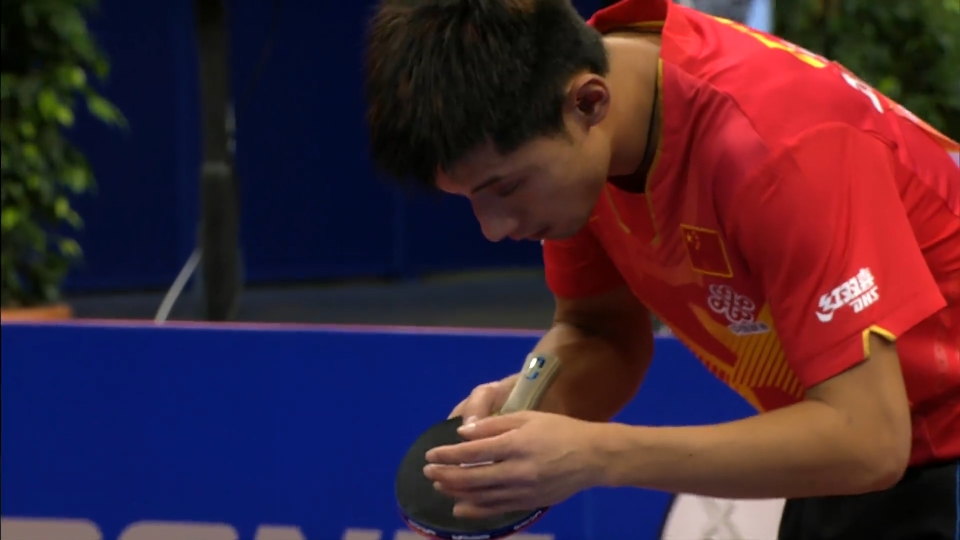 张继科踢挡板名场面,科龙争霸,2014世界杯决赛,张继科vs马龙