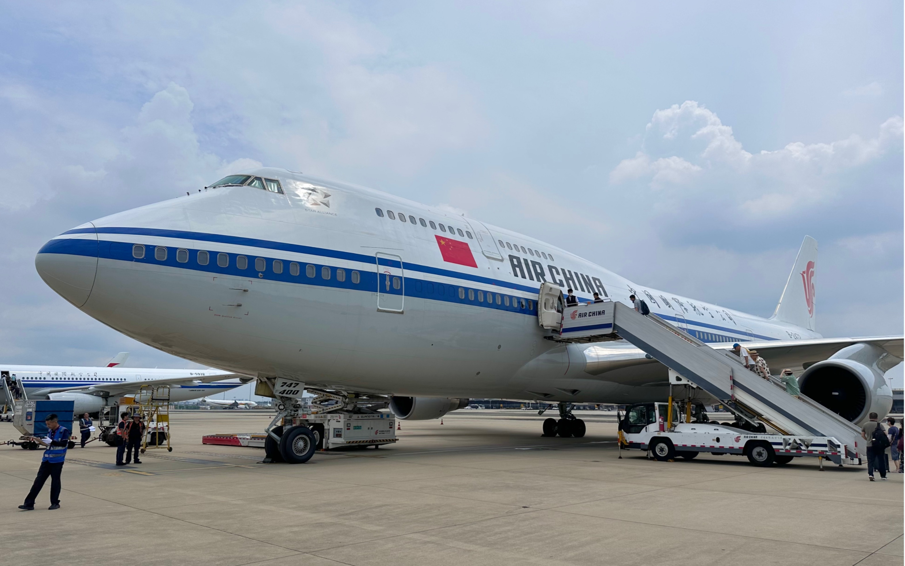 中国国际航空ca1416 boeing747-400 成都(ctu)-北京(pek)航班飞行记录
