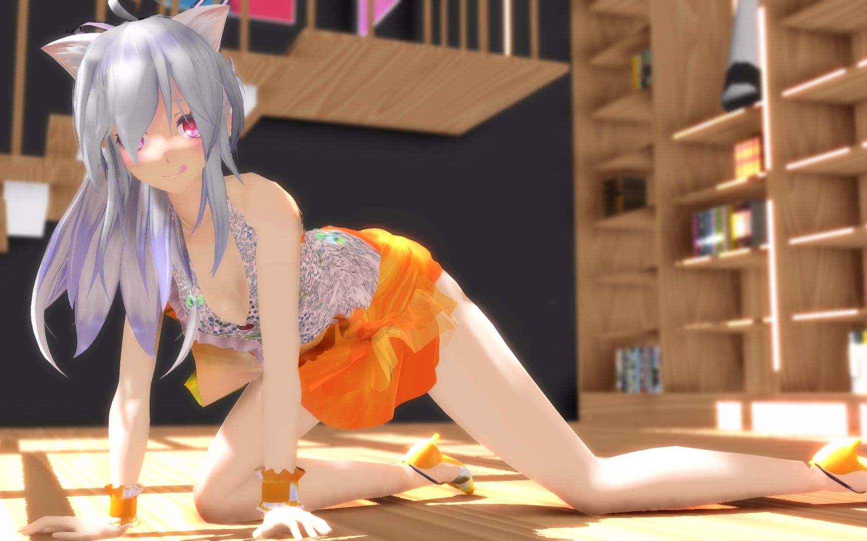 [图]【MMD】好软好软、好甜好甜，好想把这份心情传递给你 [ 忧郁的心情 ]