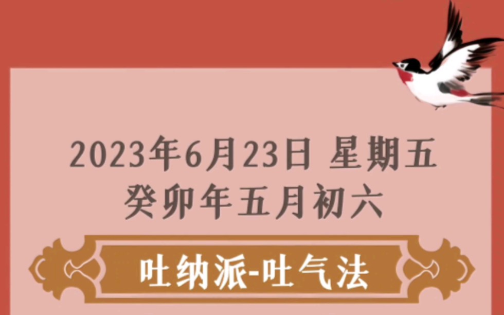 中国医学气功学会日签——吐纳派吐气法哔哩哔哩bilibili