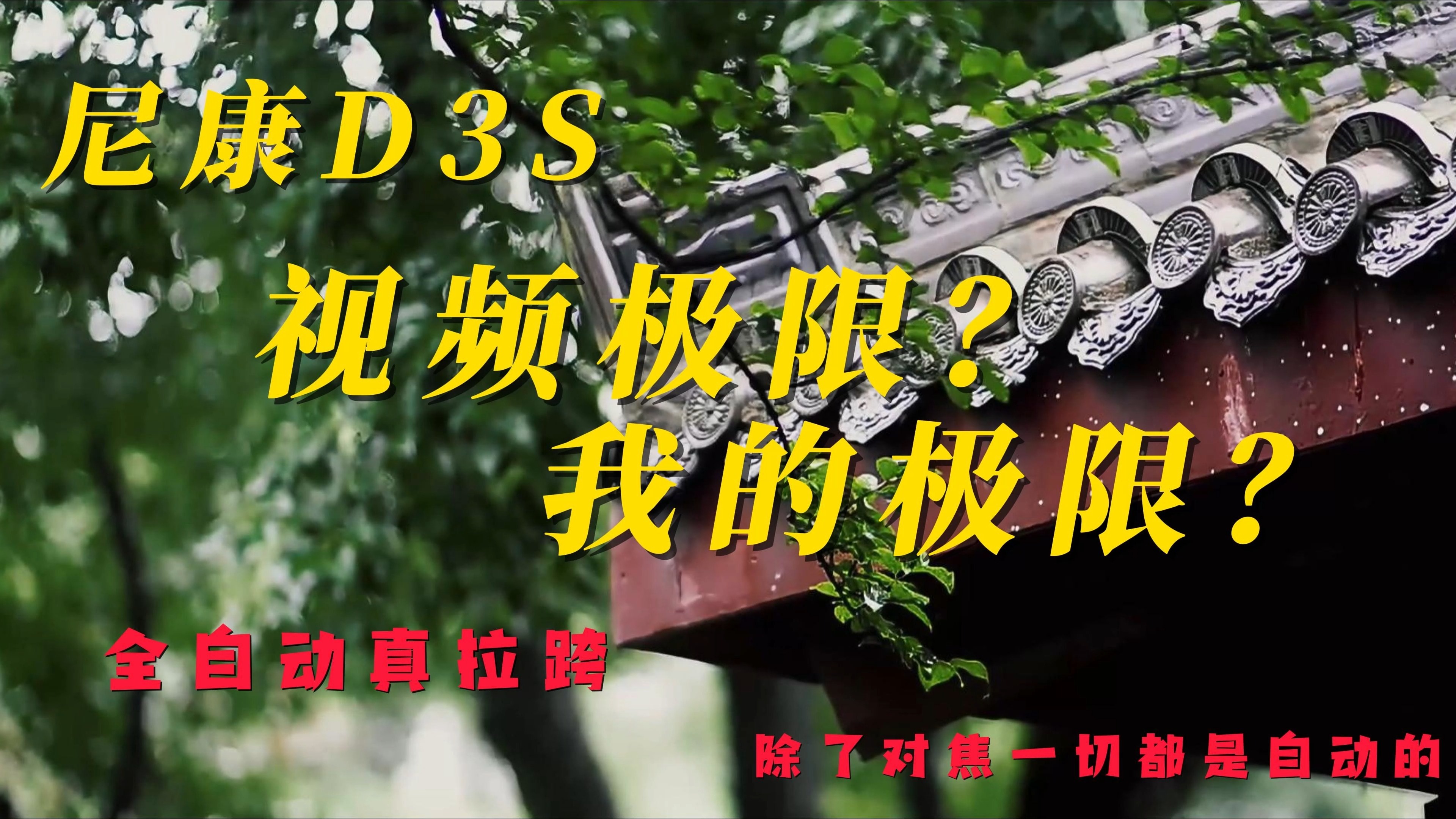 尼康D3S,15年前的真旗舰!看看视频有多拉?哔哩哔哩bilibili