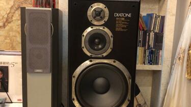 DIATONE DS-77EX古董箱，古董成色。HIFI音质非常不错。几十年的物件