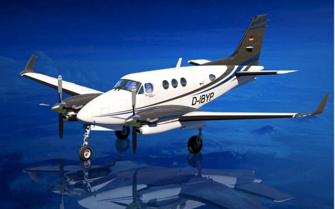 aeroflyfs2021kingairc90gtxcoldanddarkstartupandtaxi