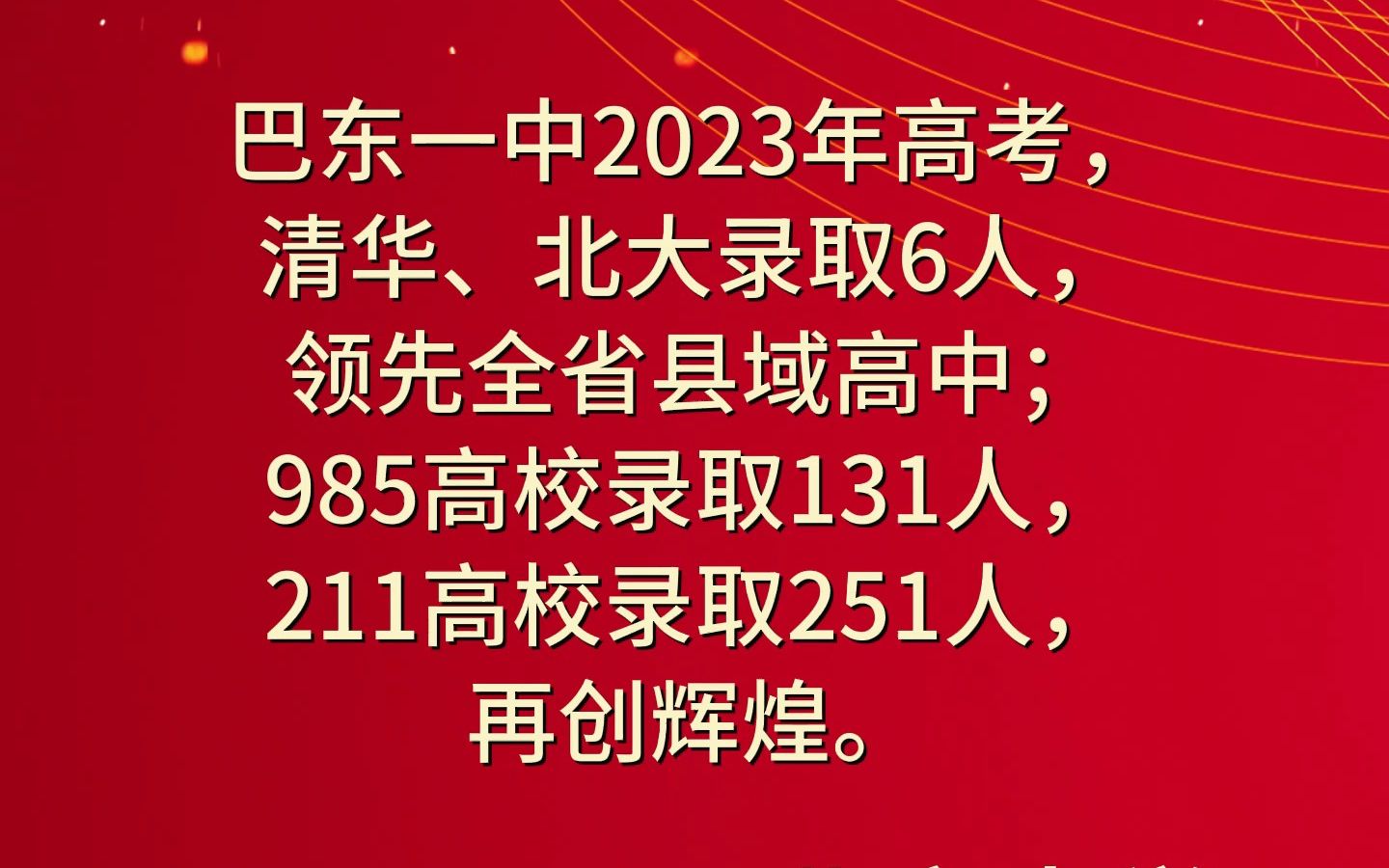 巴东一中2023届高三录取名单(部分)哔哩哔哩bilibili