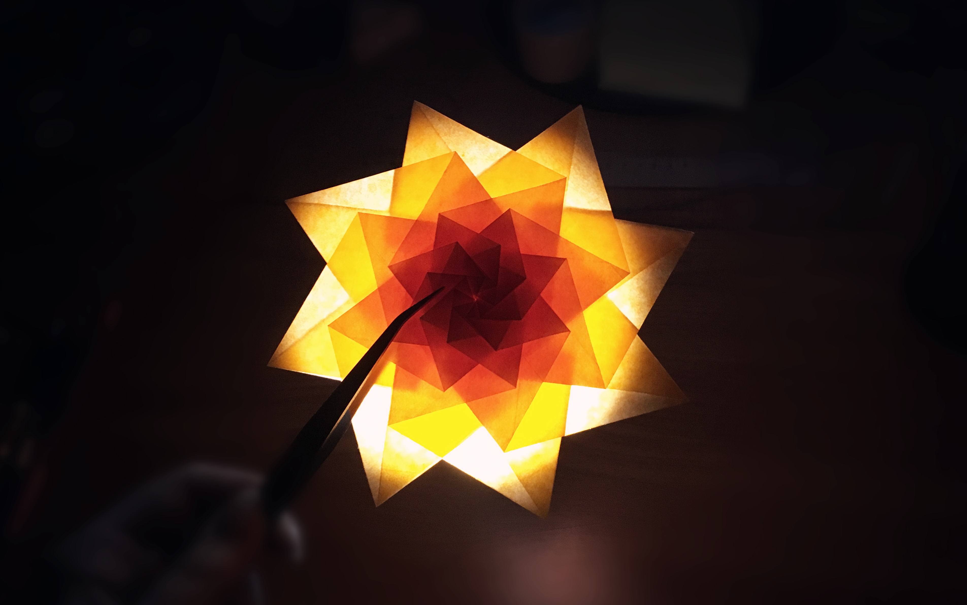 【折纸展示】几何花