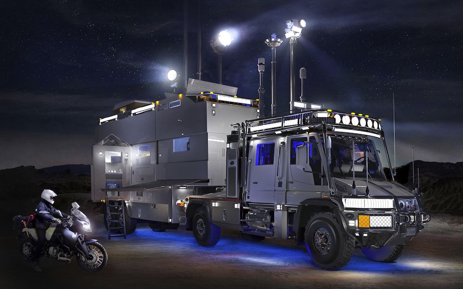 【科技】续航3000公里的房车,前后6轮驱动_哔哩哔哩 (゜-゜)つロ 干杯