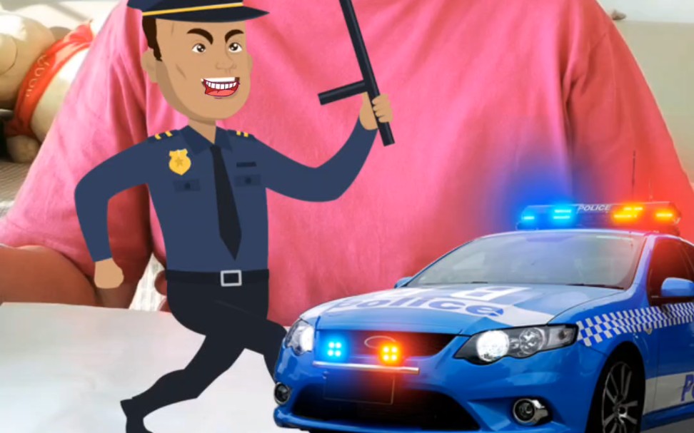 警察叔叔抓小偷
