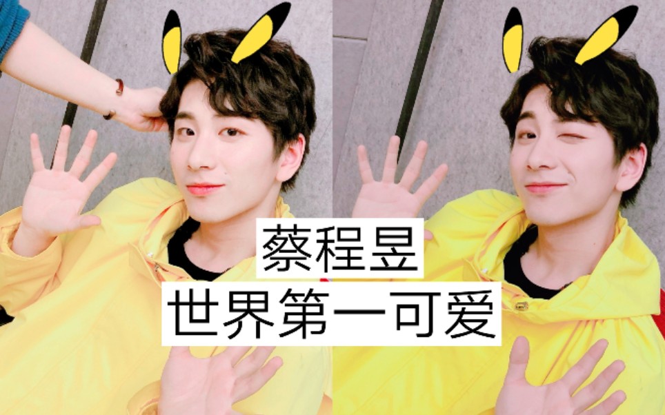 【蔡程昱】蔡蔡是世界上,最可爱的皮卡丘,这件事,还有人不知道吗?
