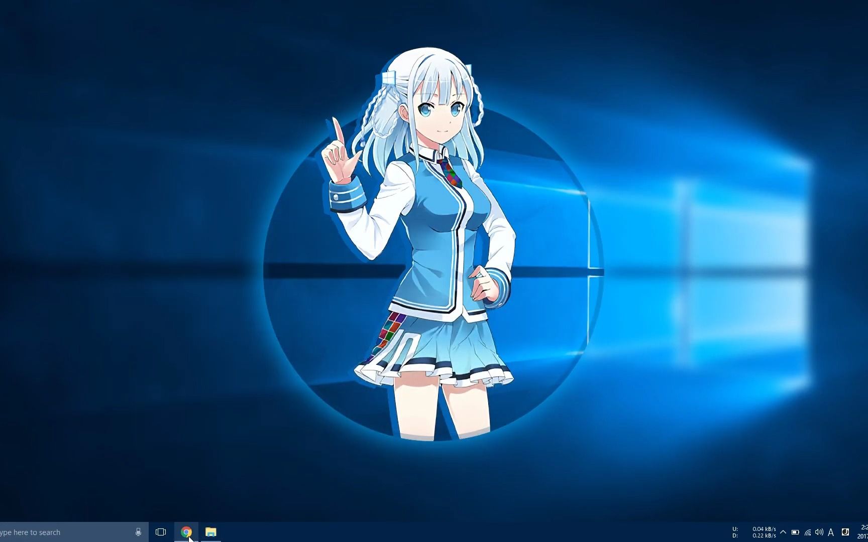 山寨版win10娘主题展示