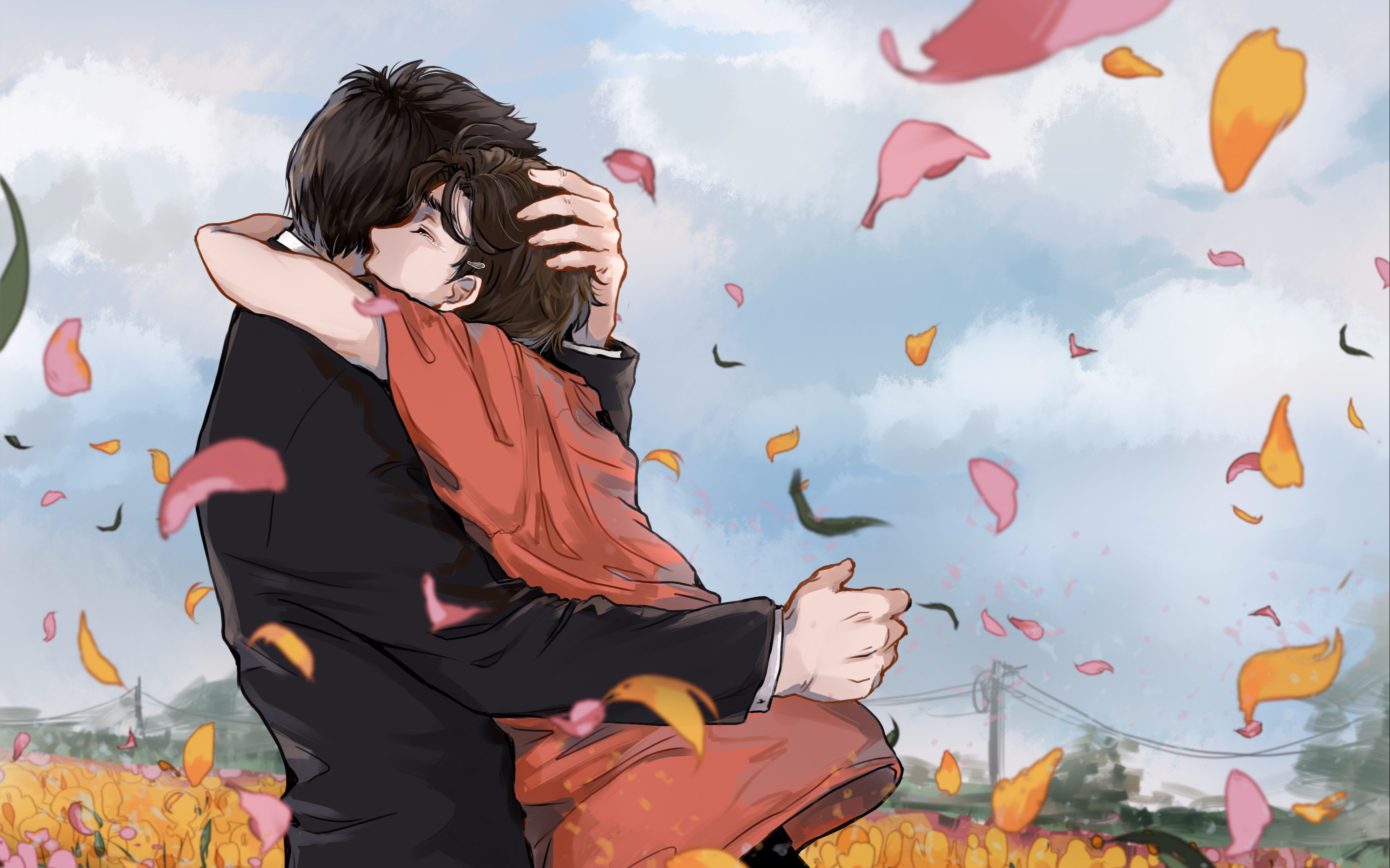 【板绘录屏】[铁虫] 我真的很想看见他们在郁金香花田的重逢