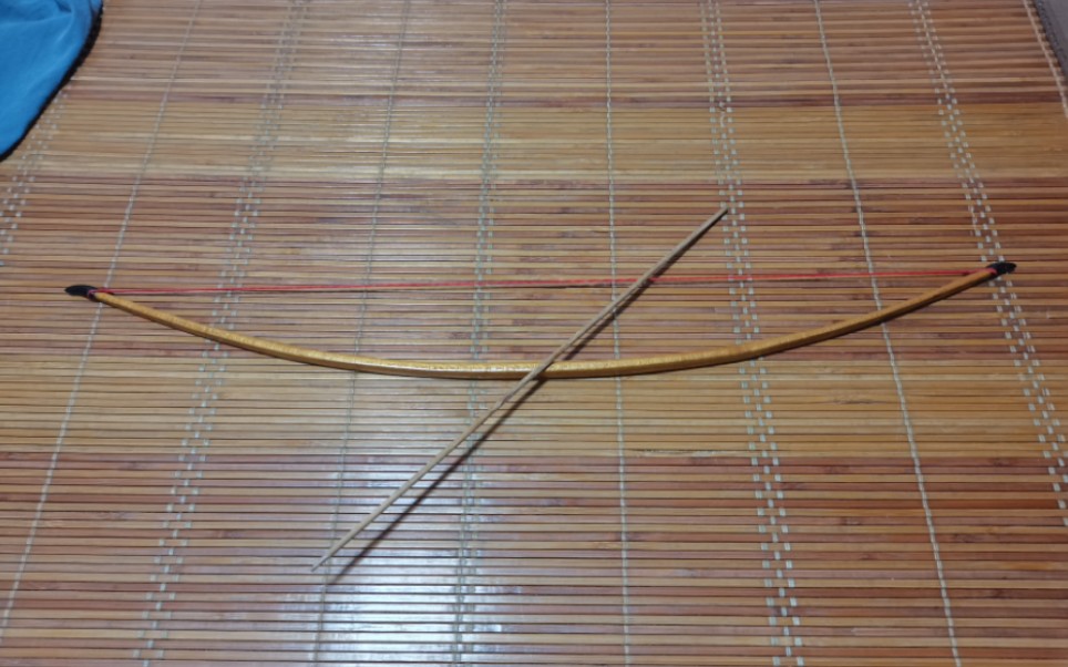 四分柘木棍长,牛角套梢.