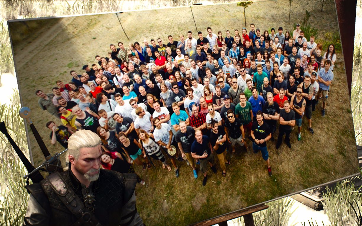 巫师3杰日天带你上山看制作者合照彩蛋