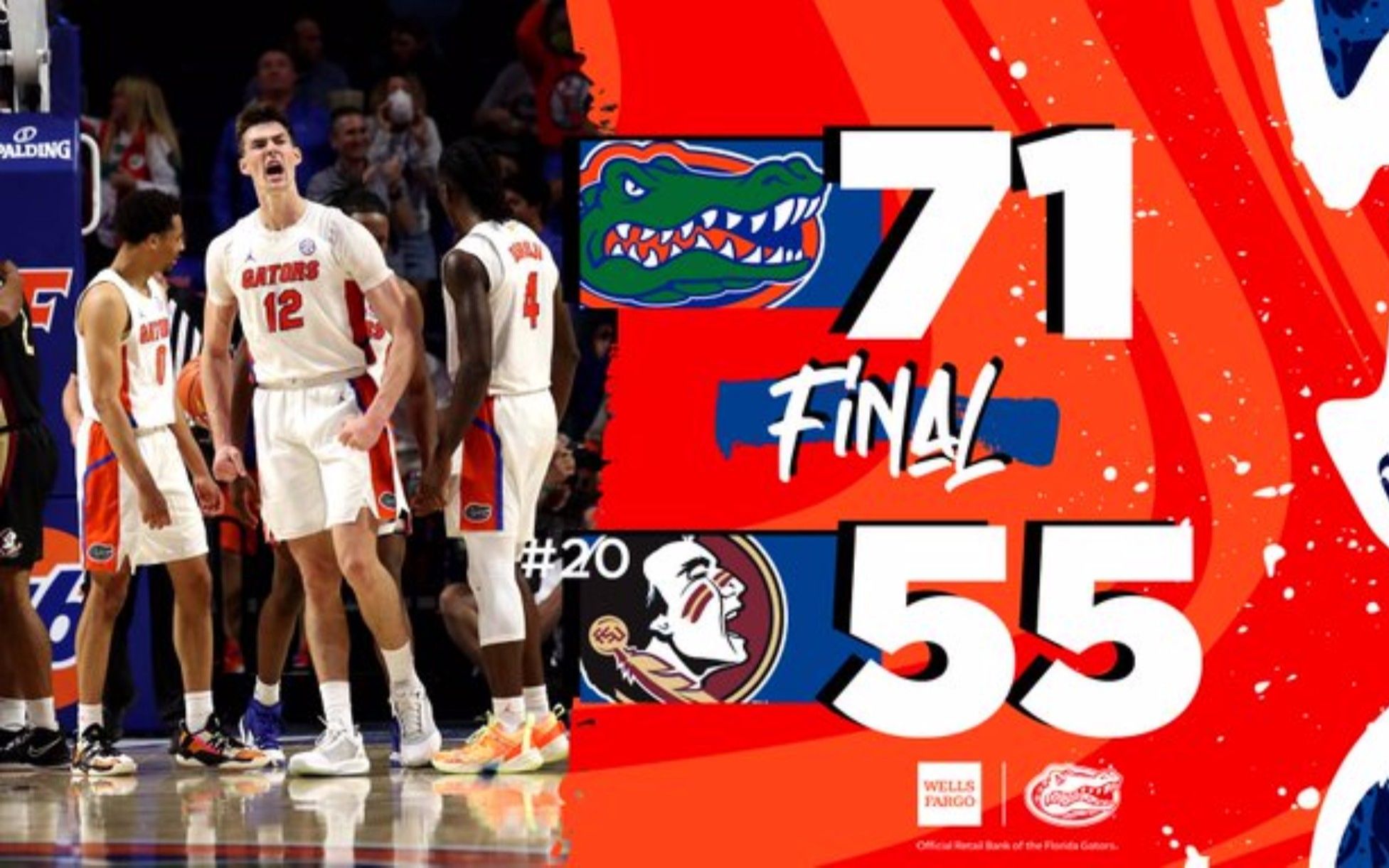 8年来首次赢宿敌!ncaa佛罗里达大学击败佛罗里达州立