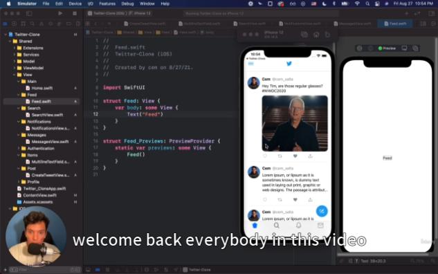 SwiftUI & iOS 16全栈仿Twitter社交应用APP开发视频教程哔哩哔哩bilibili