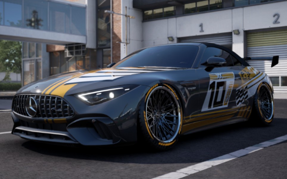 【巅峰极速涂装】梅赛德斯奔驰sl63·iwc原创赛道涂装