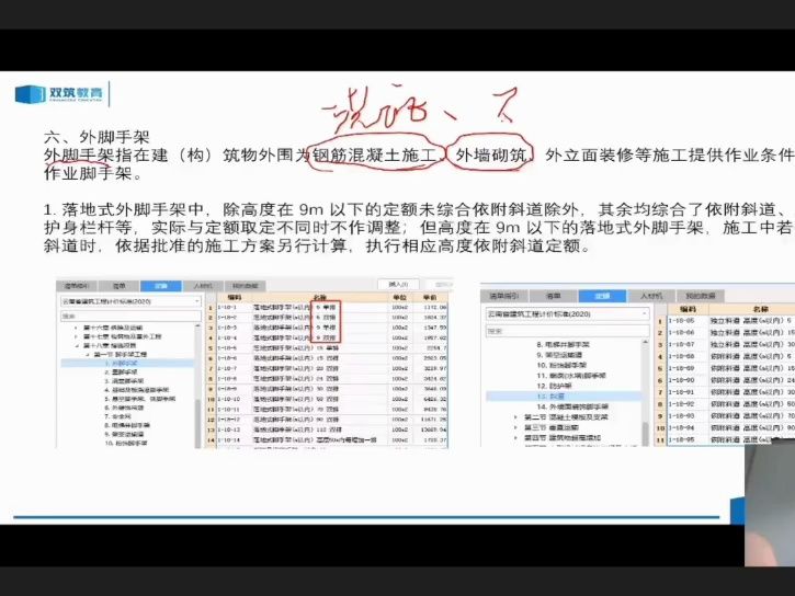 外脚手架的计算规则解说哔哩哔哩bilibili