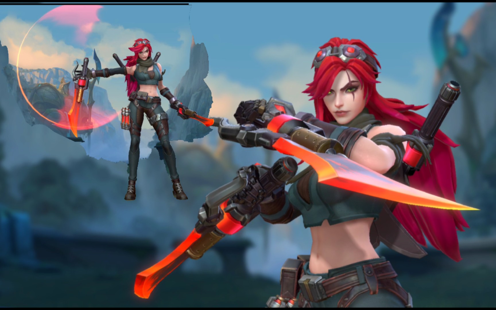 2新皮肤:抵抗军天使-卡特琳娜(皮肤特效)花钱买回城_lol手游