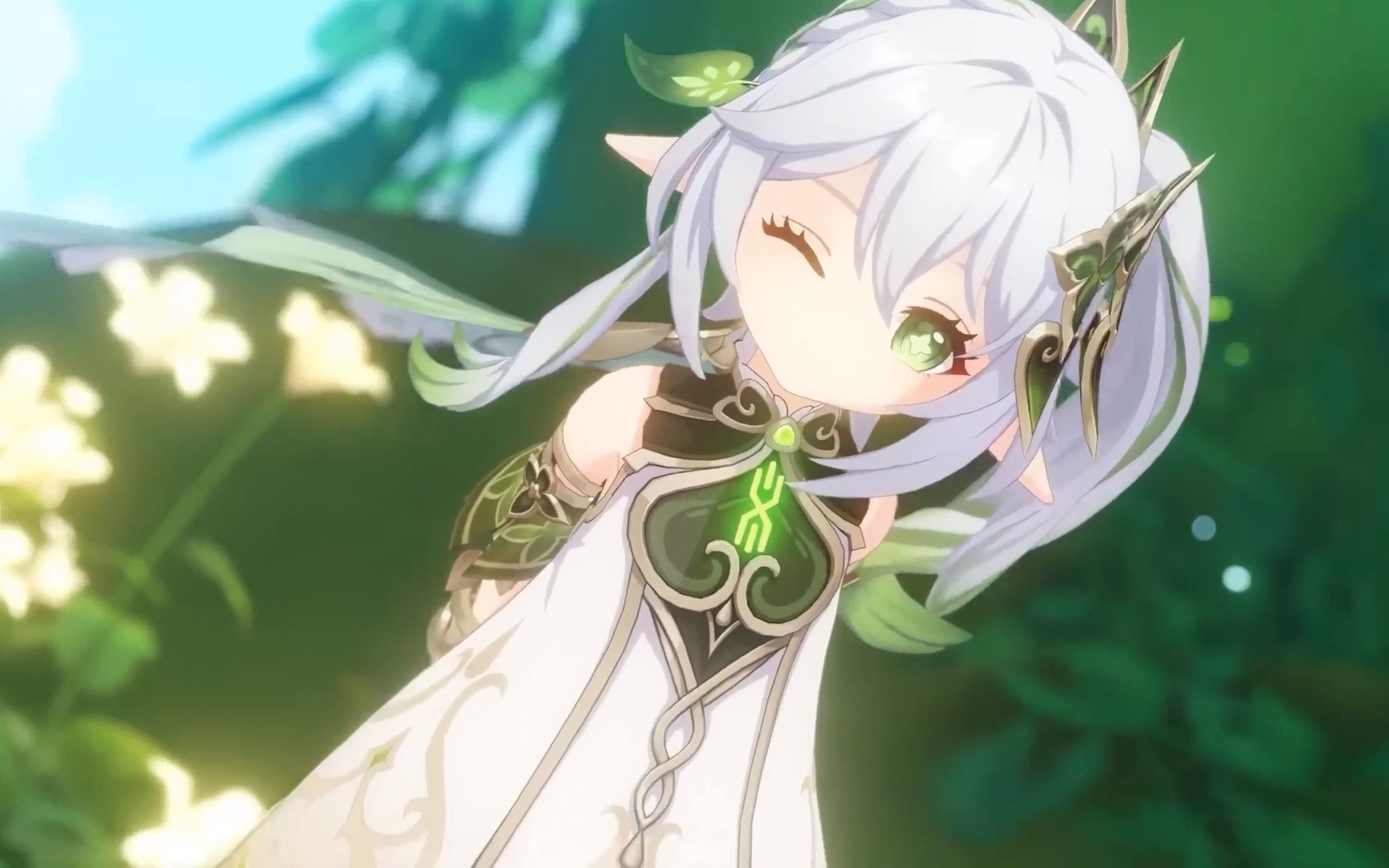 【原神】 俄语版的小草神纳西妲角色演示