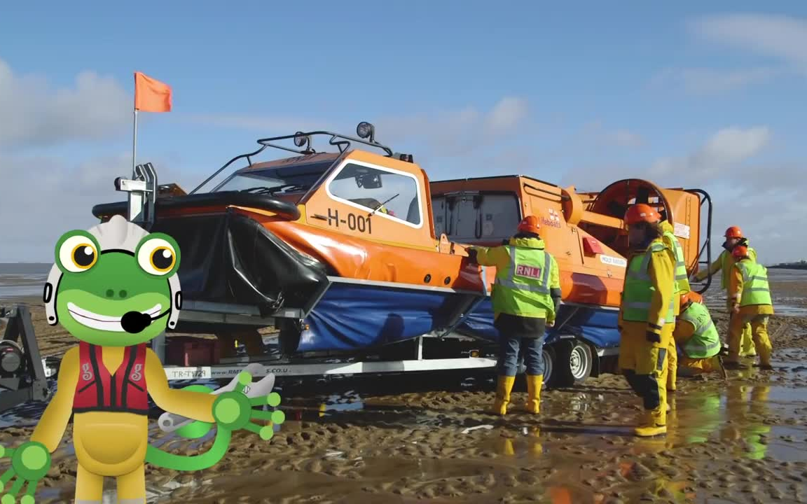 [图]【全球精品早教】救援工程设备！Geckos英语早教（Launch and Rescue Tractor! Geckos Garage! ）