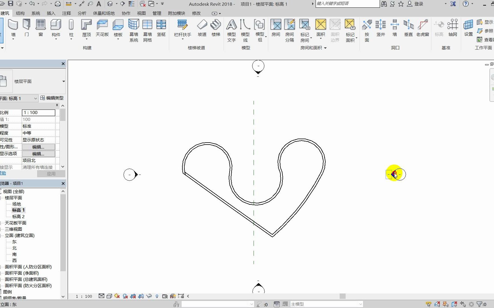 Revit中曲面异型的几种绘制方法哔哩哔哩bilibili