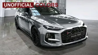 Скачать видео: 2025 Audi RS5 Avant - FIRST LOOK