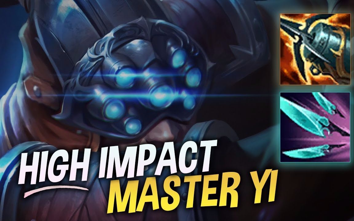 HIGH IMPACT PLAYS WITH MASTER YI  COWSEP英雄联盟