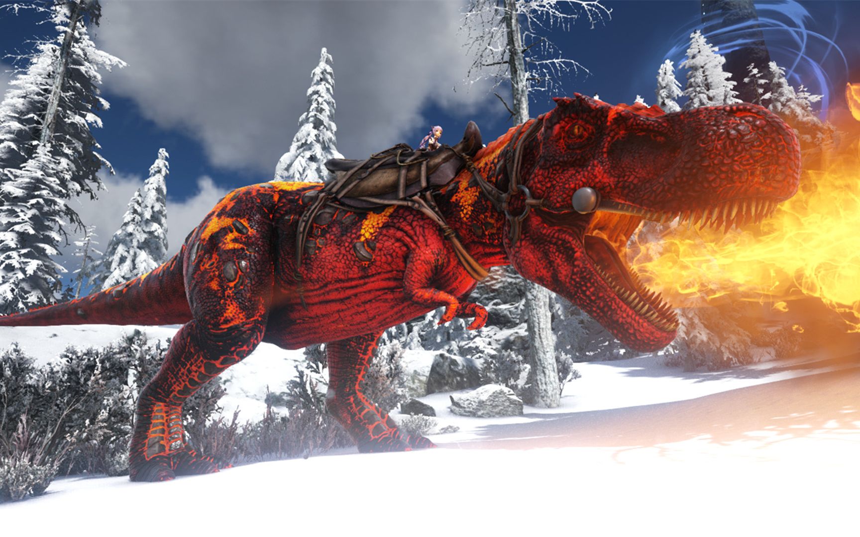 方舟生存进化:救赎归来 12 探索黑森林这里会有什么强大的恐龙