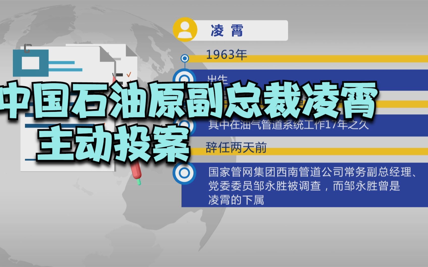 中国石油原副总裁凌霄主动投案哔哩哔哩bilibili