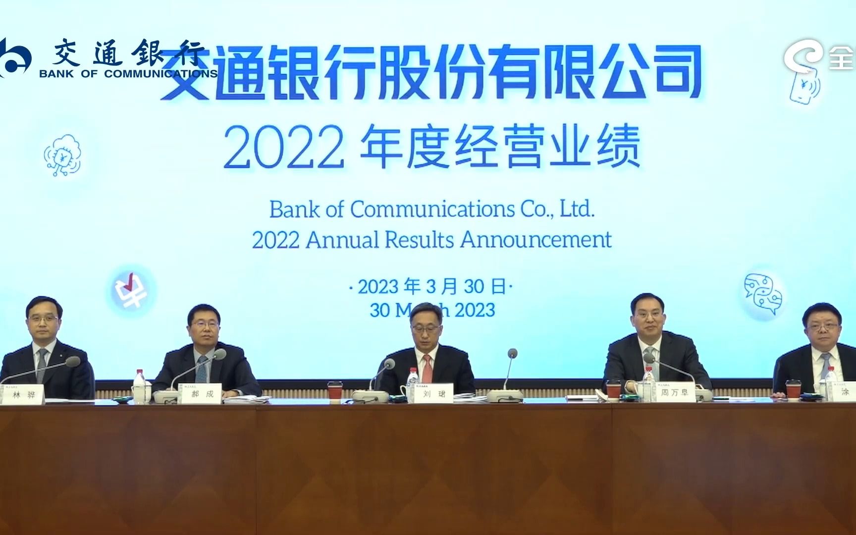 交通银行2022年度业绩发布会 搞钱财经哔哩哔哩bilibili