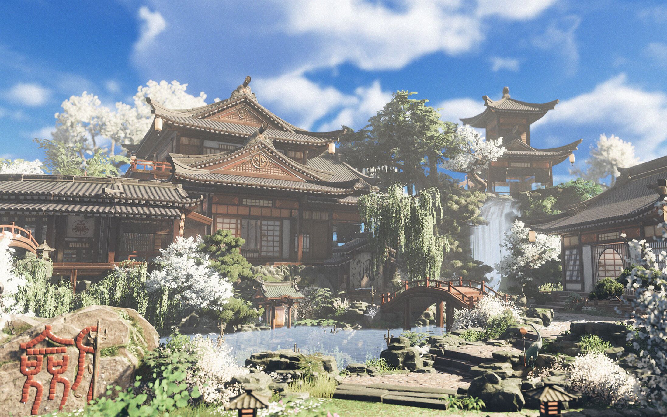 剑网3家园蓝图藏情一双人走江湖一面正一面邪地上4千地下8千全空间