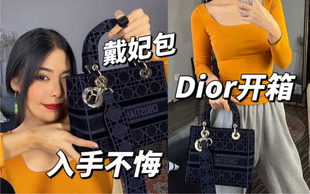 Dior线下比官网贵3k?!情人节送礼推荐|戴妃包开箱哔哩哔哩bilibili