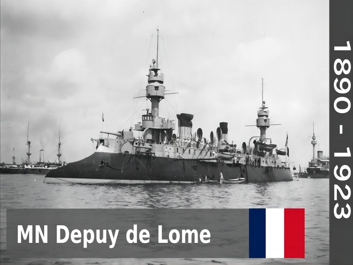 法国海军装甲巡洋舰 mn depuy de lome - 战舰指南 333
