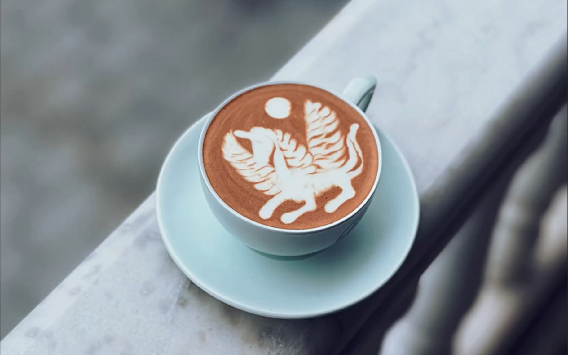 咖啡拉花独角兽