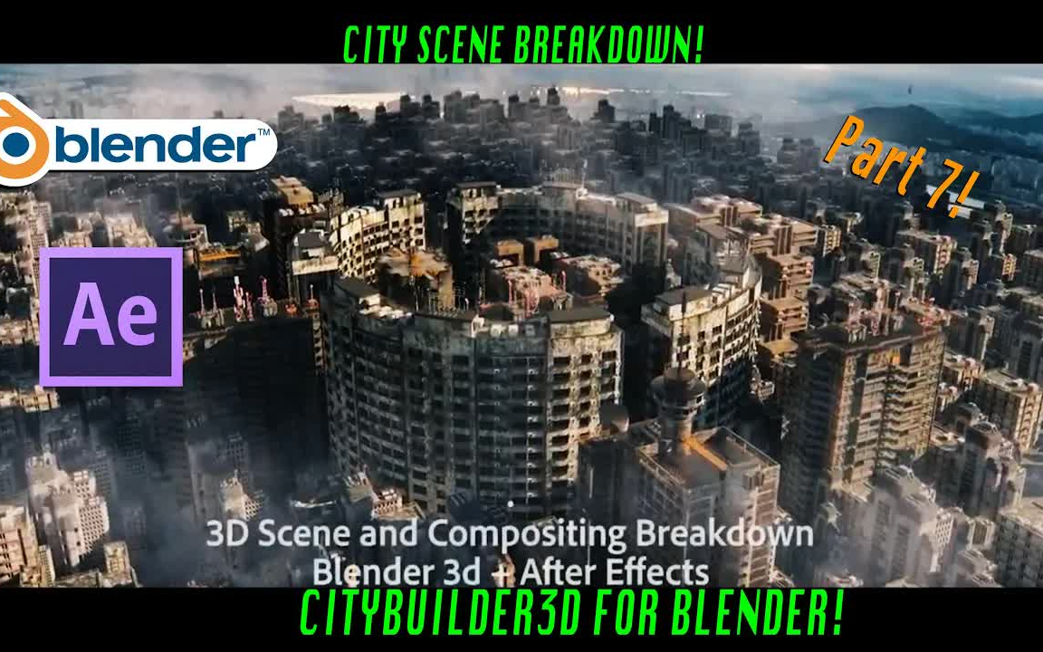 iBlender中文版插件 SceneCity Pro 城市景观道路建筑生成Scene City Blender 教程哔哩哔哩bilibili