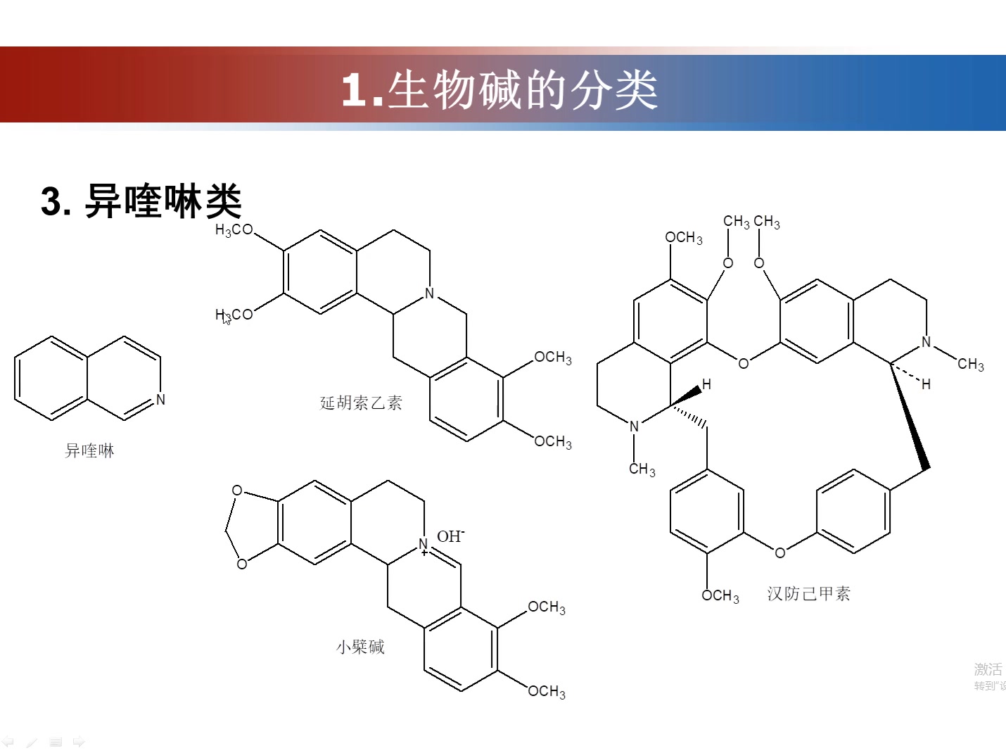 中药化学成分和药理作用生物碱1哔哩哔哩bilibili