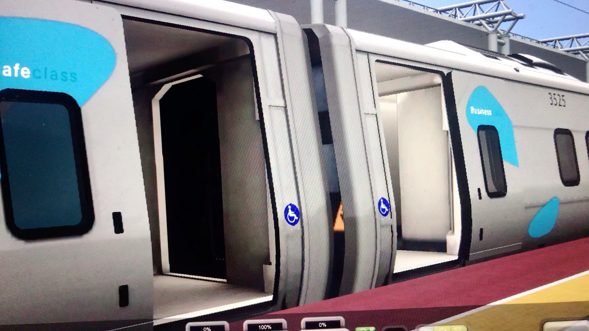 模拟火车2021:自己修改的acela娜希雅号车厢开关门的声音