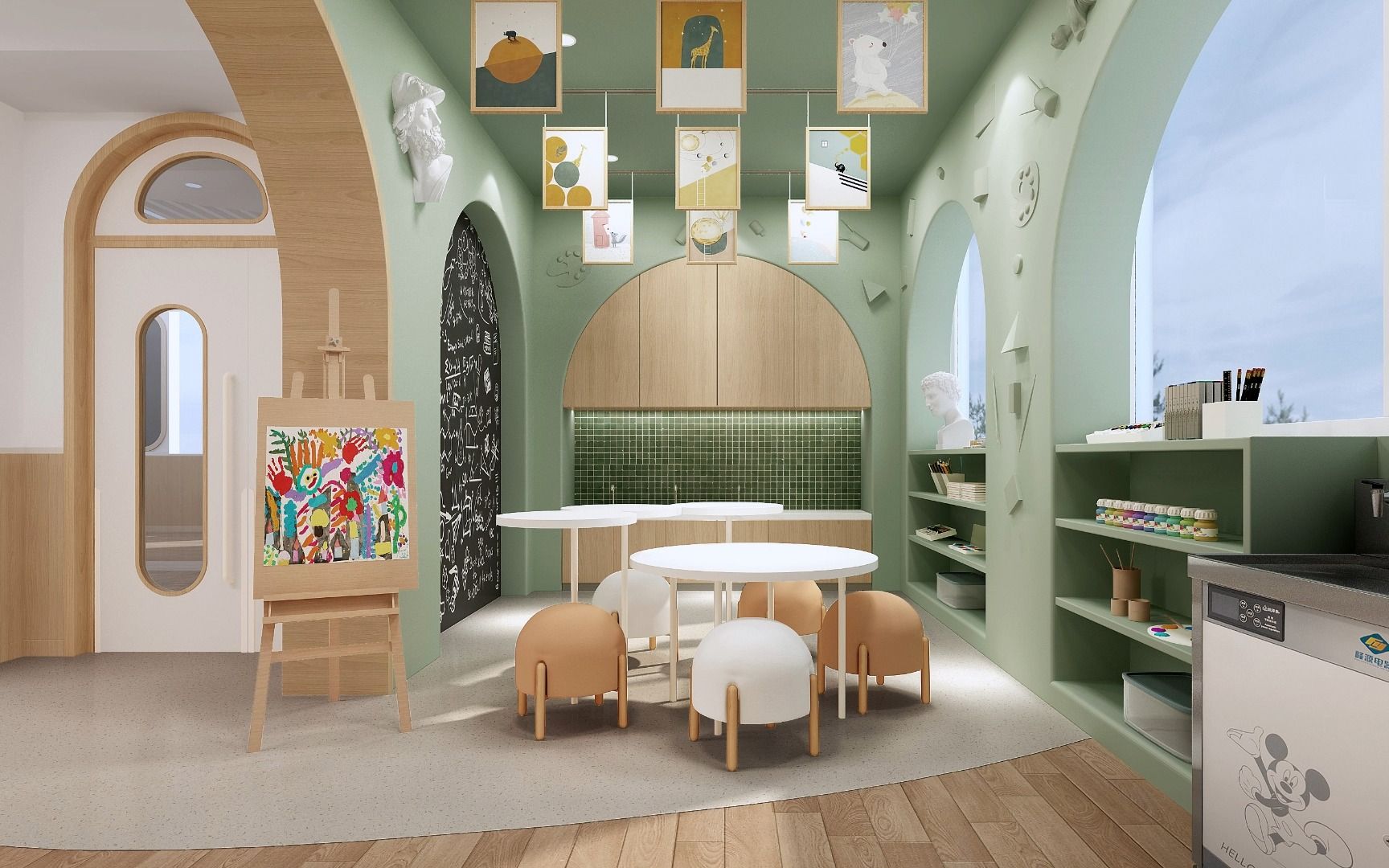 幼儿园功能区设计