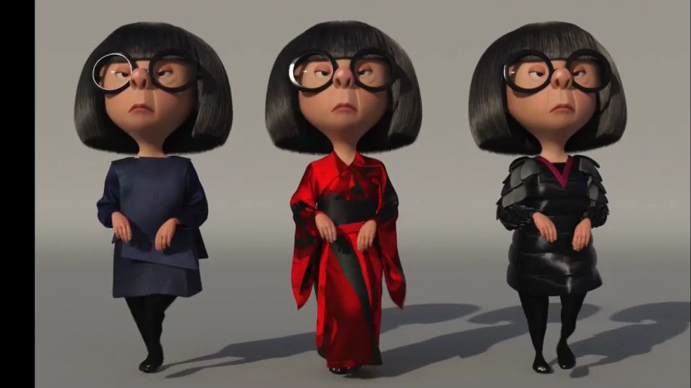 《超人总动员2》人物走路与表情动画