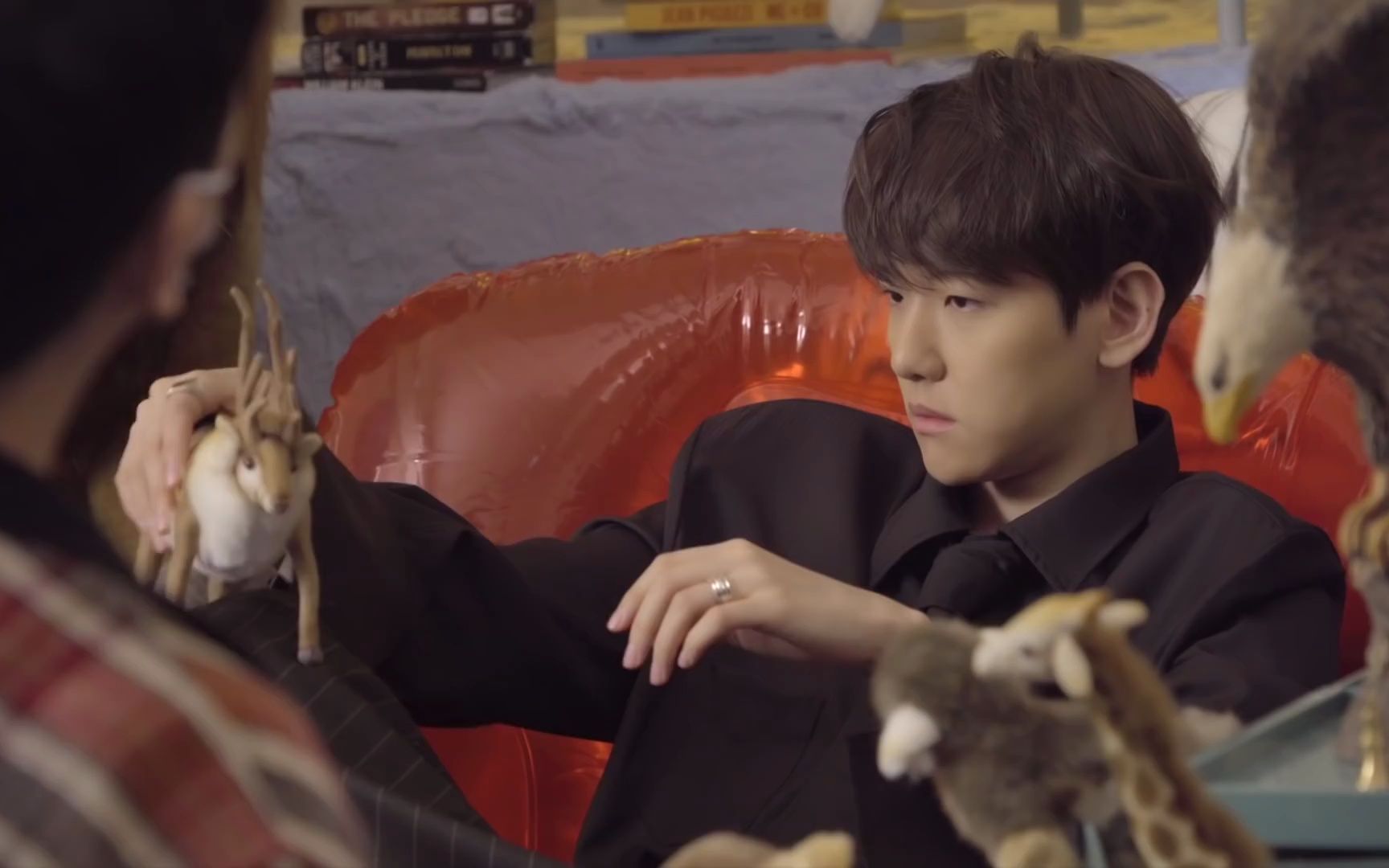 【生肉】210403 伯贤 bambi 夹克 幕后花絮