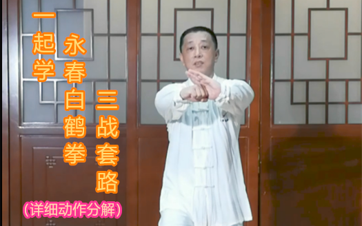 【更新中】一起来学永春白鹤拳三战套路吧哔哩哔哩bilibili