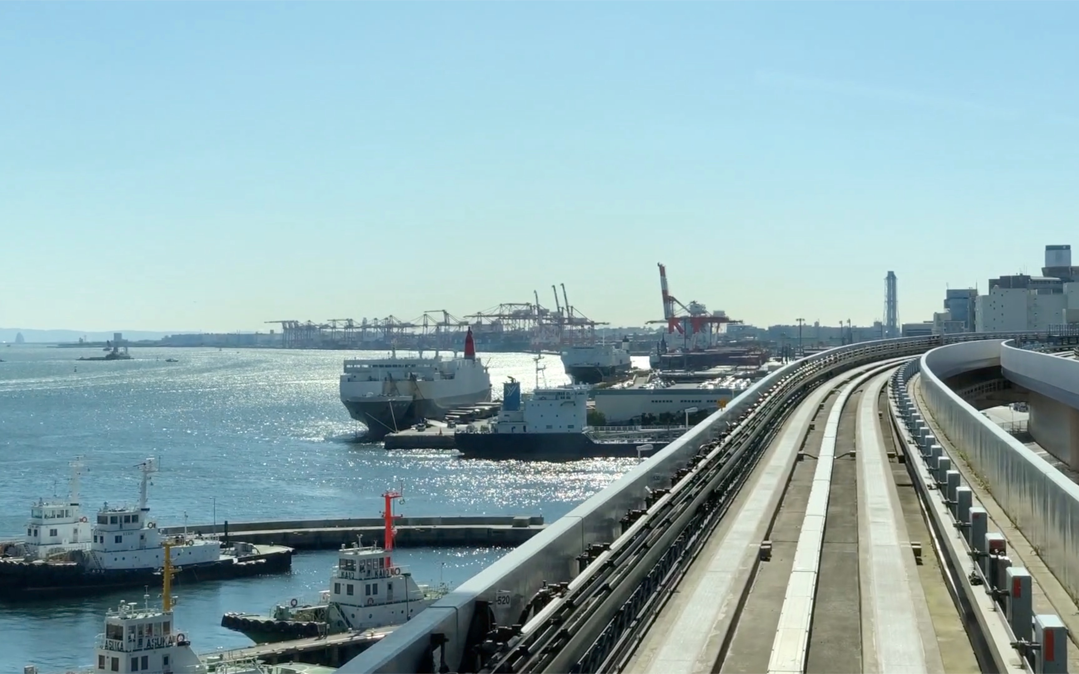 pov 东京最美的轨道交通 海鸥百合号